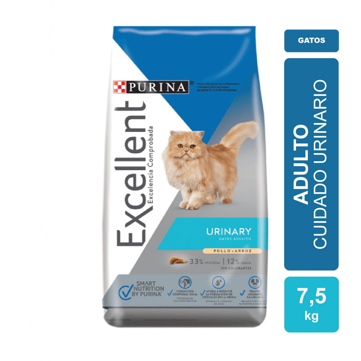 Purina Excellent Urinary Gatos Adultos 7.5Kg