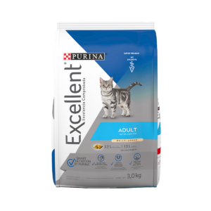 Purina Excellent Gatos Adultos Pollo y Arroz 3Kg
